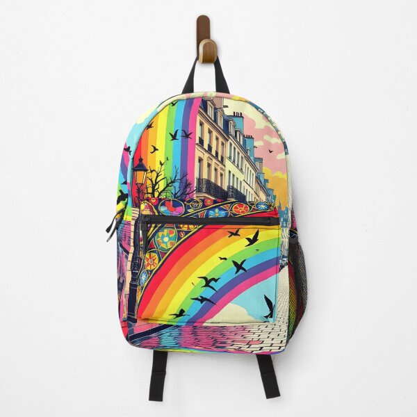 Item preview, Art Nouveau European Street Rainbow designed and sold by Sharon Schwalbe.