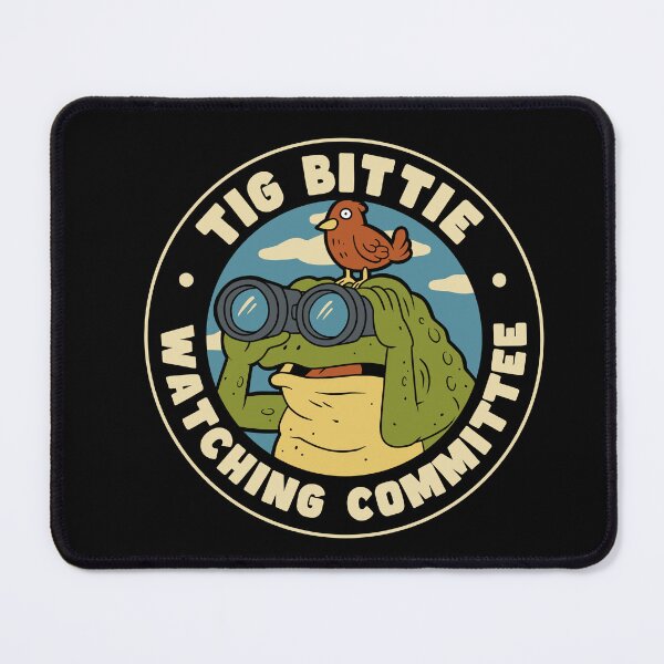 Item preview, Tig Bittie Watching Committee Toad designed and sold by Bored-To-Death.