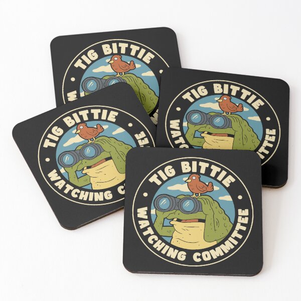 Item preview, Tig Bittie Watching Committee Toad designed and sold by Bored-To-Death.