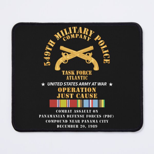 Item preview, Army - 549th Military Police Company, Operation Just Cause, Combat Assault PDF - Panama City w NDSM AFEM X 300 designed and sold by Military Insignia Products.