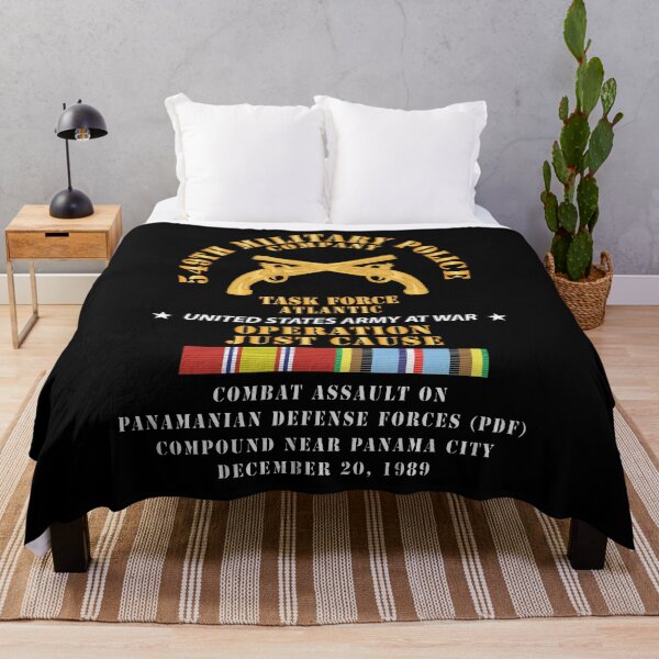Item preview, Army - 549th Military Police Company, Operation Just Cause, Combat Assault PDF - Panama City w NDSM AFEM X 300 designed and sold by Military Insignia Products.