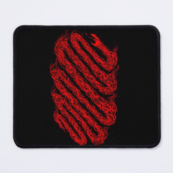 Item preview, firesnake – Abstract Red Flame Serpent Illustration designed and sold by barmalisiRTB.