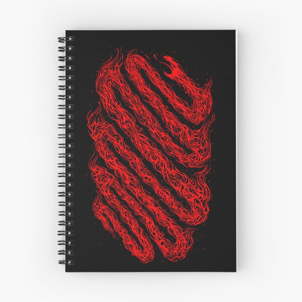 Item preview, firesnake – Abstract Red Flame Serpent Illustration designed and sold by barmalisiRTB.