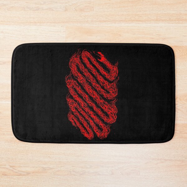 Item preview, firesnake – Abstract Red Flame Serpent Illustration designed and sold by barmalisiRTB.
