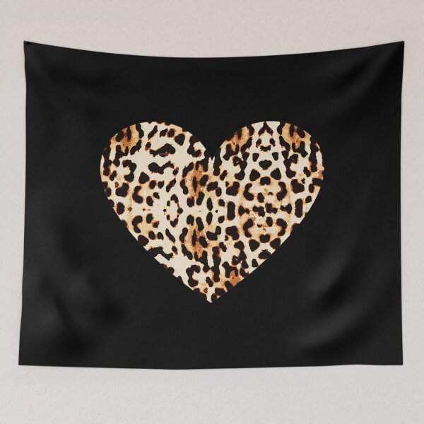 Item preview, Cool Cheetah Leopard Print Heart 	 		 designed and sold by rulloriqw44.