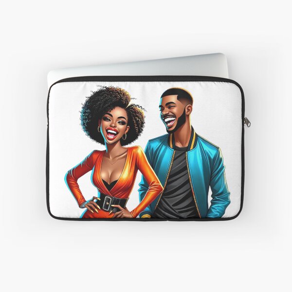 Item preview, Modern Black Couple Art in Fashion Style designed and sold by Lulunza.