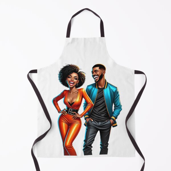 Item preview, Modern Black Couple Art in Fashion Style designed and sold by Lulunza.