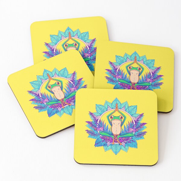Item preview,  Frog Mandala Zen Pose designed and sold by VibrArtco.