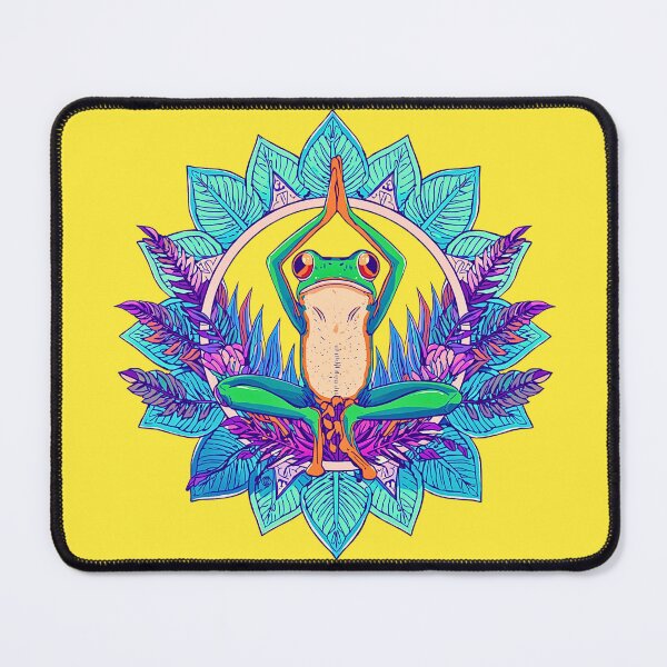 Item preview,  Frog Mandala Zen Pose designed and sold by VibrArtco.