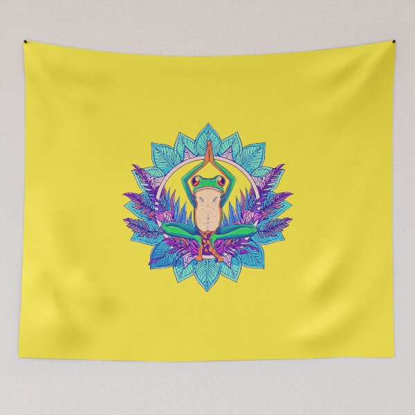 Item preview,  Frog Mandala Zen Pose designed and sold by VibrArtco.