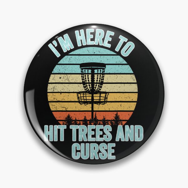 Item preview, Disc Golf 	 Funny Hit Trees and Curse Retro Disc Golf Gi 		 designed and sold by zhgyydsn31.