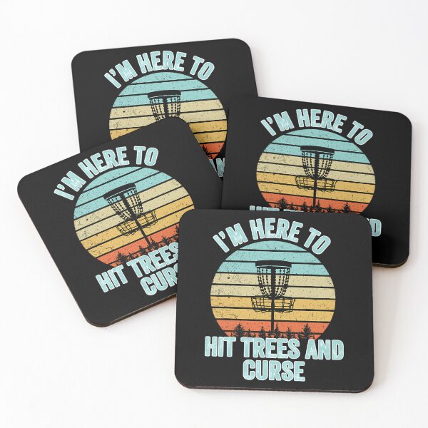 Item preview, Disc Golf 	 Funny Hit Trees and Curse Retro Disc Golf Gi 		 designed and sold by zhgyydsn31.