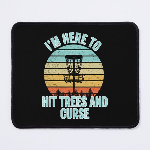 Item preview, Disc Golf Funny Hit Trees and Curse Retro Disc Golf Gi designed and sold by zhgyydsn31.