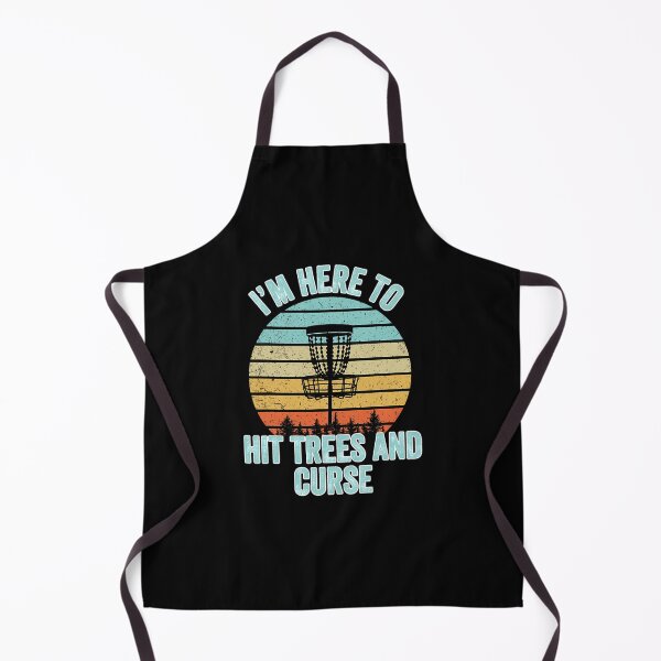 Item preview, Disc Golf Funny Hit Trees and Curse Retro Disc Golf Gi designed and sold by zhgyydsn31.