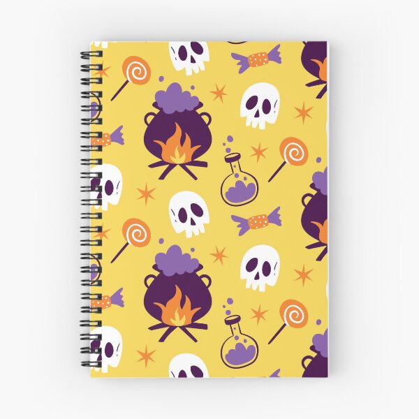 Item preview, Halloween Pattern with Cauldrons, Skulls & Candy designed and sold by NicolaZhukov.