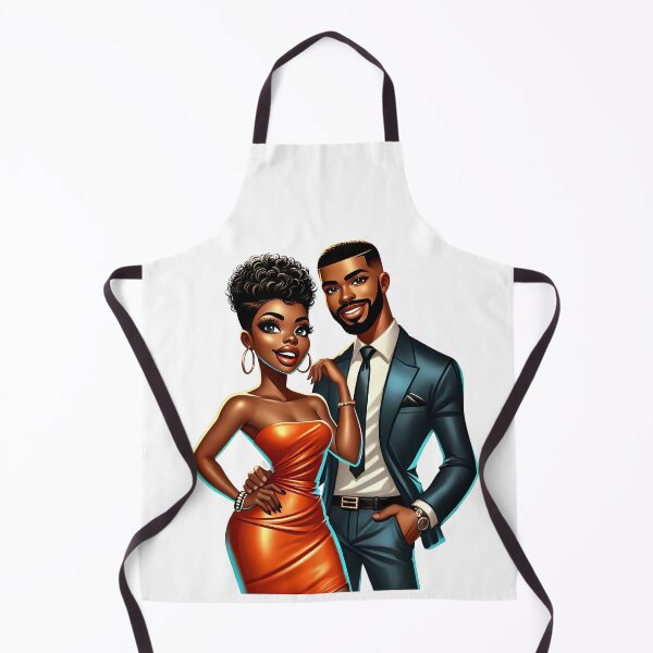 Item preview, Afrocentric Couple Love Artwork designed and sold by Lulunza.