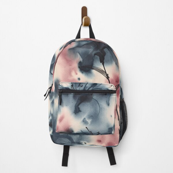 Item preview, Blurred Flowers - Soft-Focus Ink-Wash Blooms in Blush & Slate designed and sold by trajeado14.
