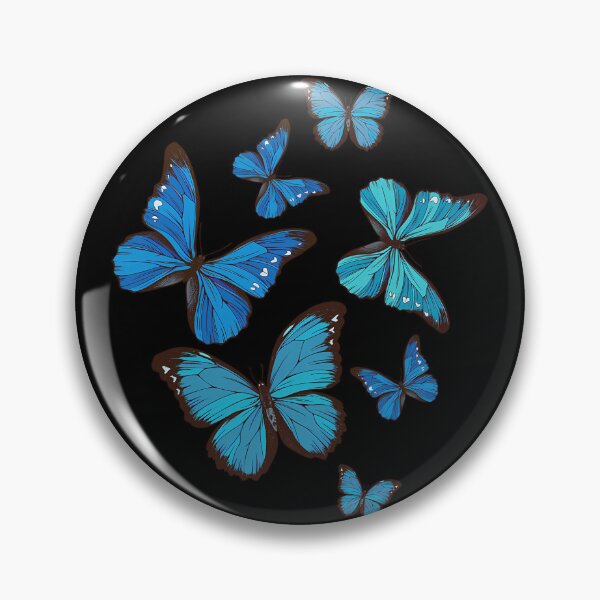 Item preview, Blue Morpho Butterfly Swarm Lepidoptera Lover Entomologist 		 designed and sold by tvjnjhopoko83.