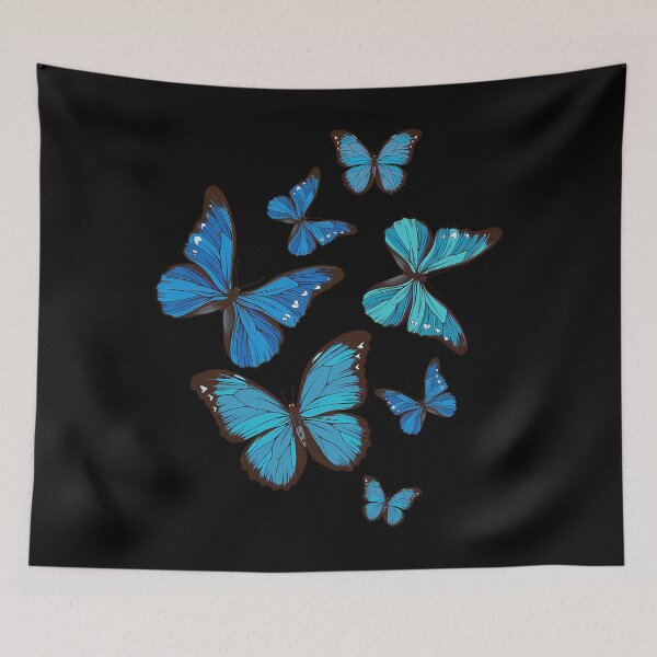 Item preview, Blue Morpho Butterfly Swarm Lepidoptera Lover Entomologist 		 designed and sold by tvjnjhopoko83.