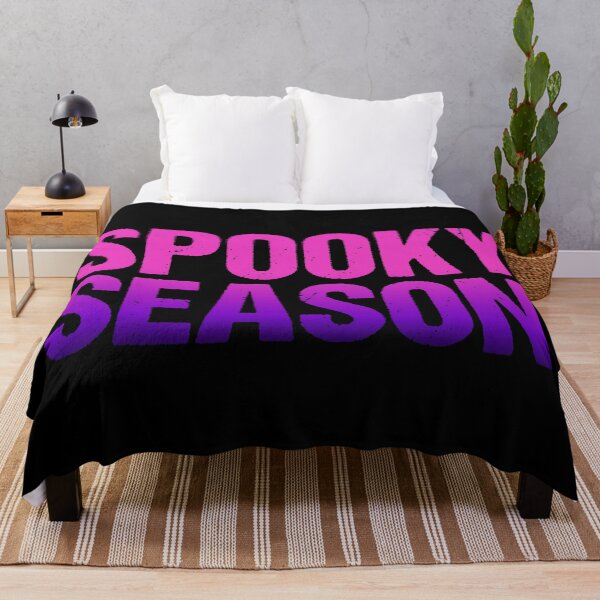 Item preview, Spooky Season in Dark Pink Gritty Typography designed and sold by Memes N Lore .