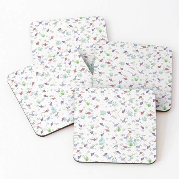 Item preview, Fishes and Plants in Pond - Botanical and Marine Contemporary Minimalist Pattern designed and sold by PVTCreations.
