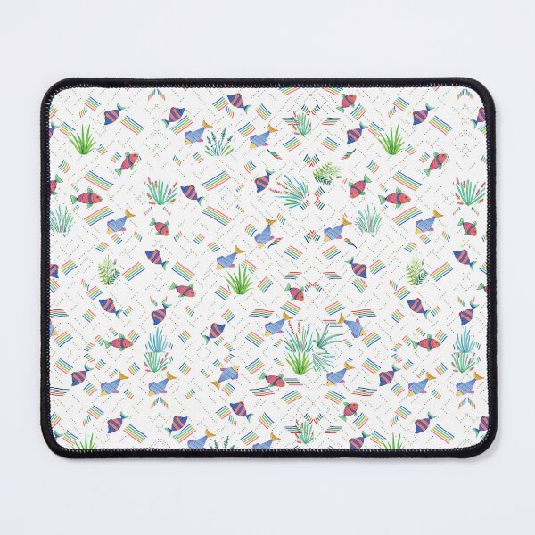 Item preview, Fishes and Plants in Pond - Botanical and Marine Contemporary Minimalist Pattern designed and sold by PVTCreations.