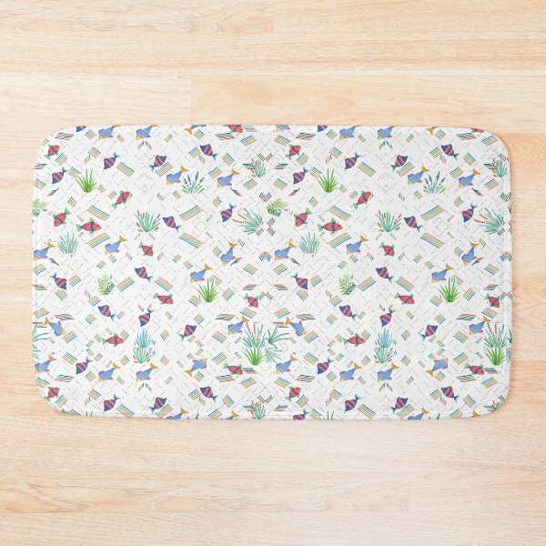 Item preview, Fishes and Plants in Pond - Botanical and Marine Contemporary Minimalist Pattern designed and sold by PVTCreations.