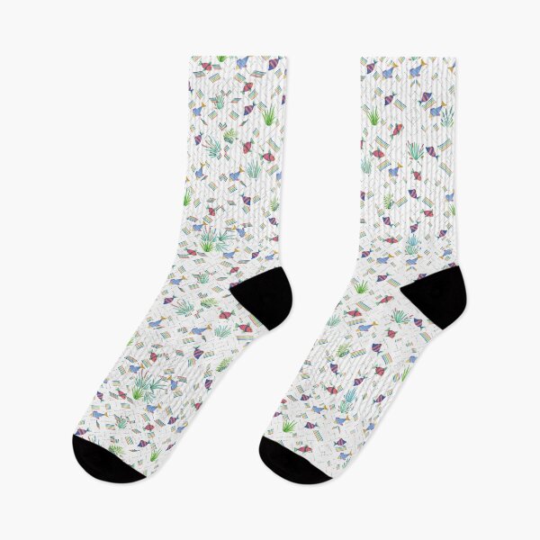 Item preview, Fishes and Plants in Pond - Botanical and Marine Contemporary Minimalist Pattern designed and sold by PVTCreations.