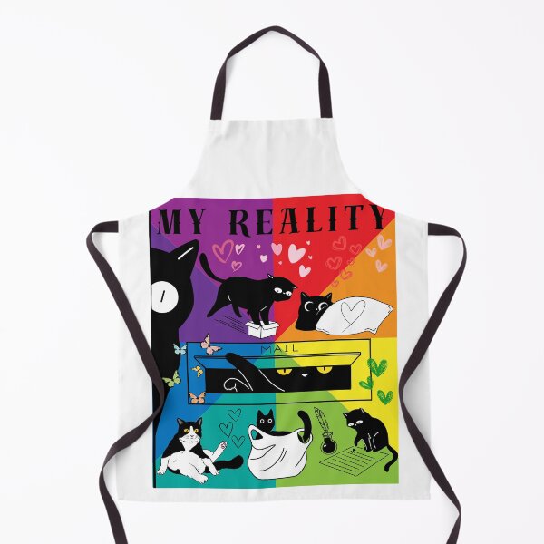 Item preview, Cat is my reality, for cat lovers with colours designed and sold by HowAboutTee.