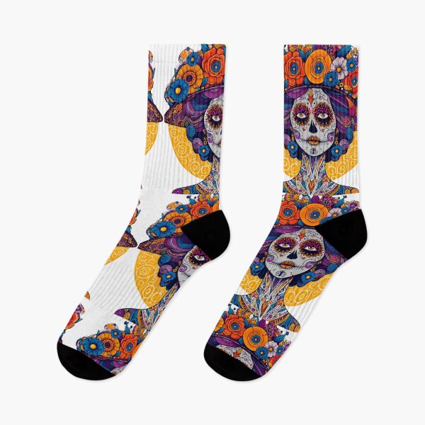 Item preview, Elegant Catrina Day of the Dead Sugar Skull Artwork designed and sold by  Ojo de Lilith.
