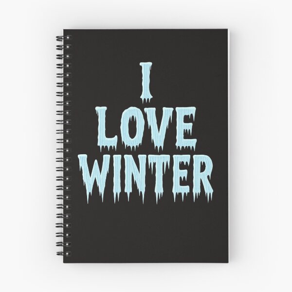 Item preview, I Love Winter – Icicle Lettering Design designed and sold by GeoWild Designs.