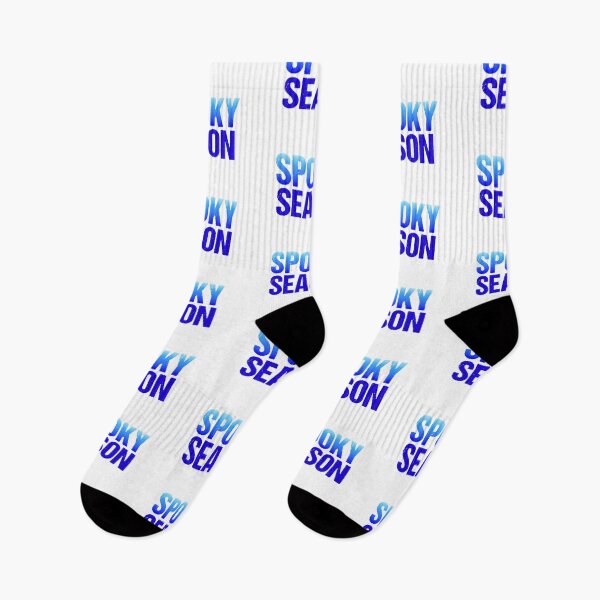 Item preview, Spooky Season in Blue Gritty Typography designed and sold by Memes N Lore .