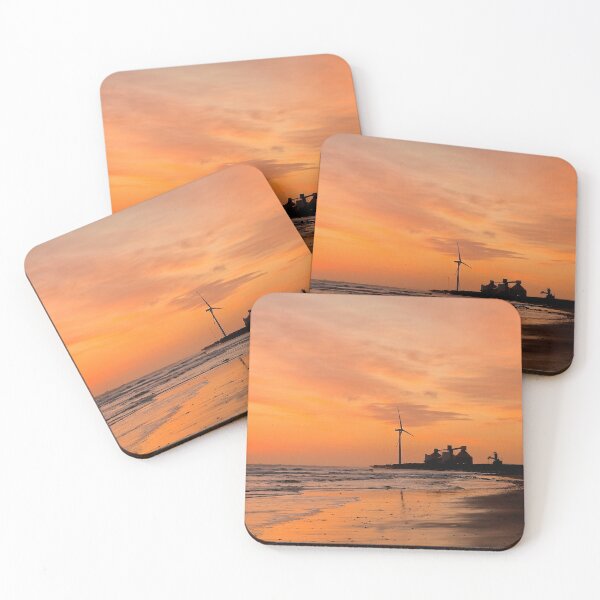 Item preview, Cambois Beach Sunrise Silhouettes designed and sold by Violaman.