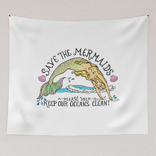 Item preview, Save The Mermaids Please Help Keep Our Oceans Clean  	 designed and sold by aulcuvqmsr89.