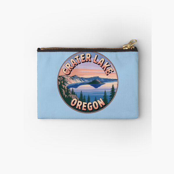 Item preview, Retro Crater Lake National Park Oregon Sticker designed and sold by Horizon Tales.