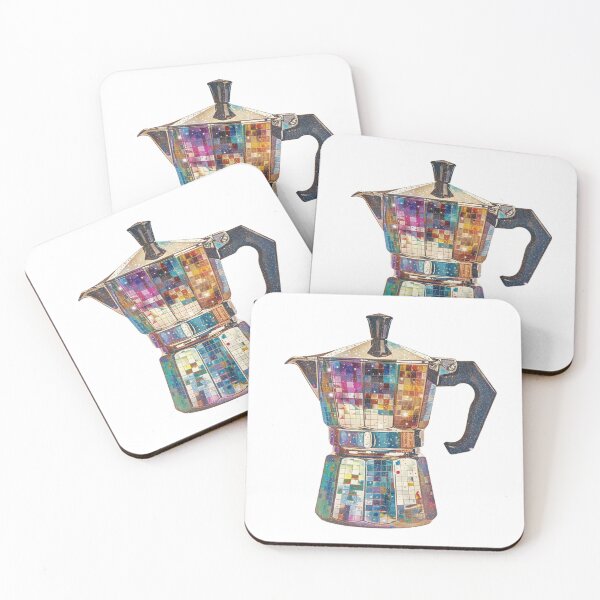 Item preview,  Disco Espresso Retro Coffee Lovers Print designed and sold by The Digital Design Collective .