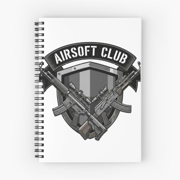 Item preview, Airsoft Club Badge - Black and White Tactical Logo designed and sold by SupraShore.