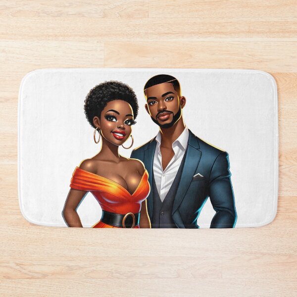 Item preview, Black King and Queen Stylish Design designed and sold by Lulunza.