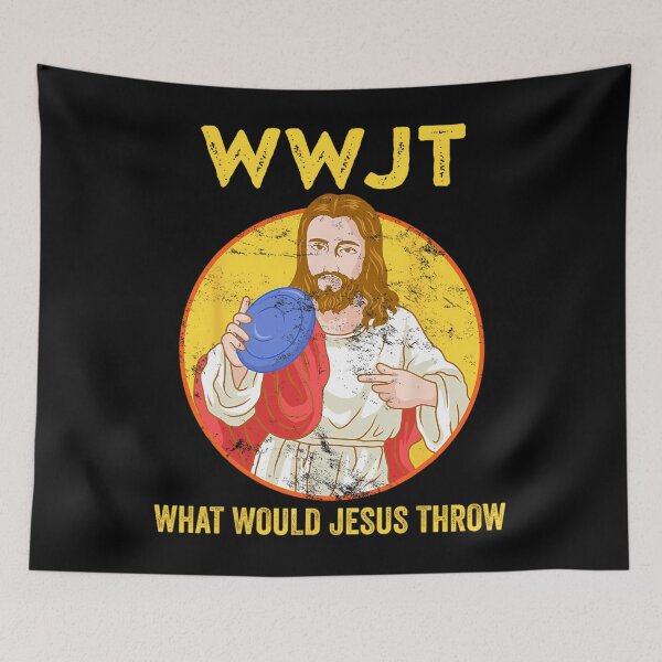 Item preview, Disc Golf 	 What Would Jesus Throw Frisbee Golf 		 designed and sold by zhgyydsn31.