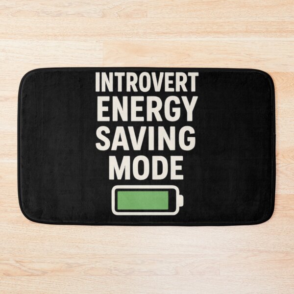 Item preview, Introvert Energy Saving Mode – Funny Quote Shirt designed and sold by Long Family Gifts.