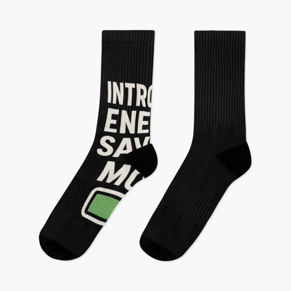 Item preview, Introvert Energy Saving Mode – Funny Quote Shirt designed and sold by Long Family Gifts.