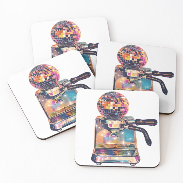 Item preview, Disco Colorful Mosaic Coffee Maker designed and sold by The Digital Design Collective .