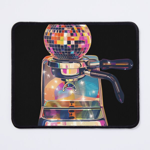 Item preview, Disco Colorful Mosaic Coffee Maker designed and sold by The Digital Design Collective .