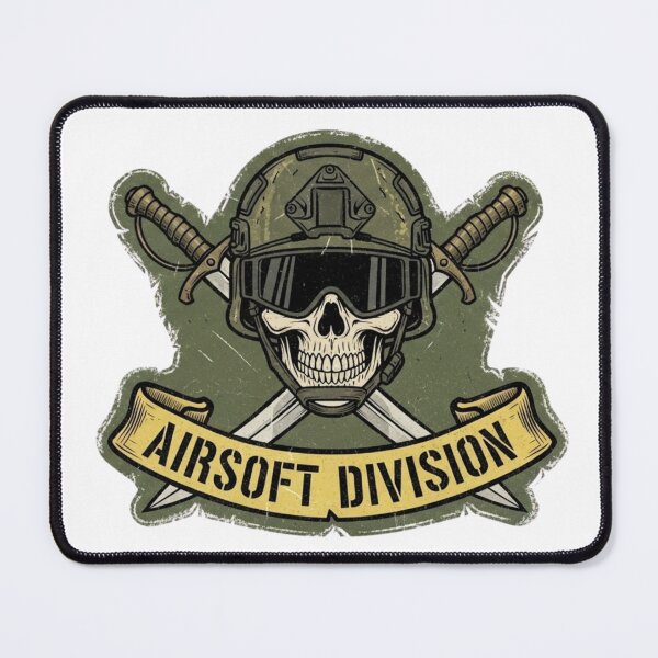 Item preview, Airsoft Division - Tactical Skull Patch Design designed and sold by SupraShore.