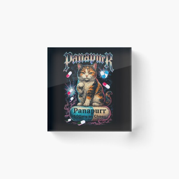 Item preview, Panapurr – 500mg of Chaos – Retro 90s Pirate Cat Tee designed and sold by catastrocat.