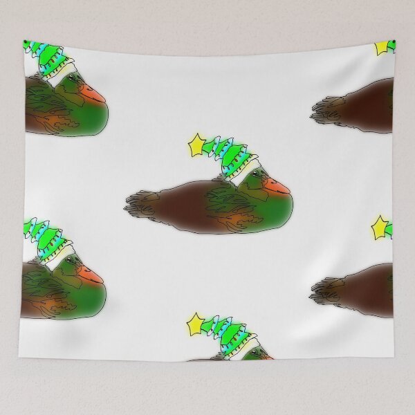 Item preview, Duck Wearing a Christmas Tree Hat – animalzinhats  designed and sold by Ashley’sAnimalz.