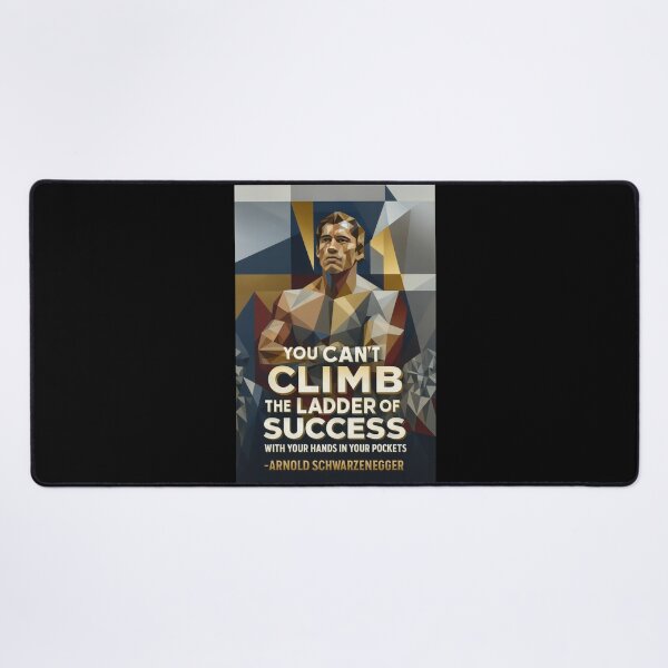 Item preview, Cubist Conquest: Schwarzenegger's Ascent designed and sold by CleverCulture.