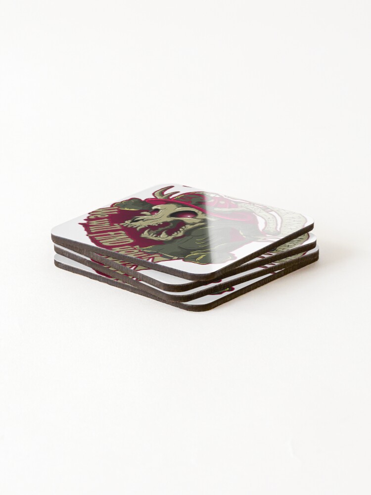 Thumbnail 4 of 5, Coasters (Set of 4), Skinwalker Ranch FD designed and sold by CatSupArt.