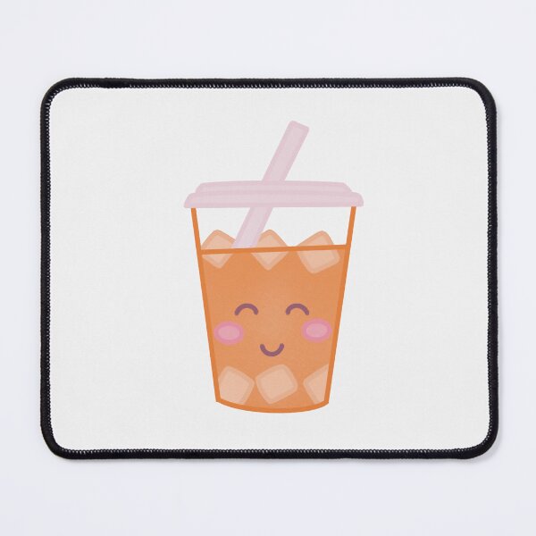 Item preview, cute smiling iced coffee designed and sold by winterpumpkin.