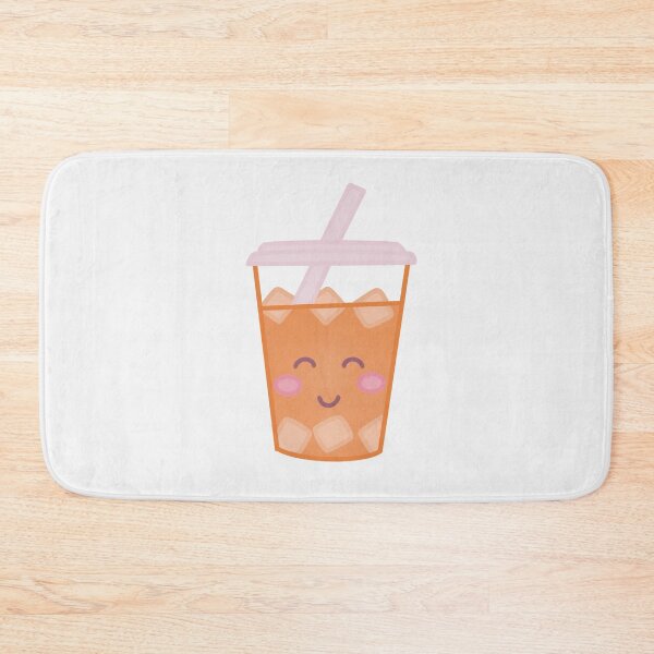 Item preview, cute smiling iced coffee designed and sold by winterpumpkin.
